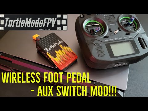 TurtleModeFPV's tweet card. Wireless Foot Pedal - AUX Switch - DIY Radio MOD!!! 🐧🏁🔥🔥🔥