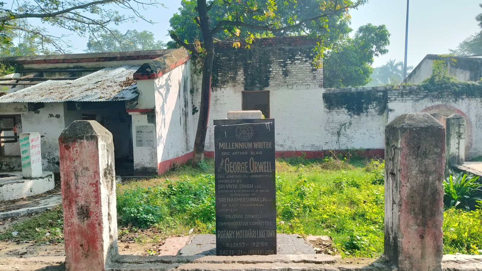 dheerajmishra04's tweet card. The house where the writer was born more than a century ago remains in a state of disrepair, neglected since last renovated a decade ago.