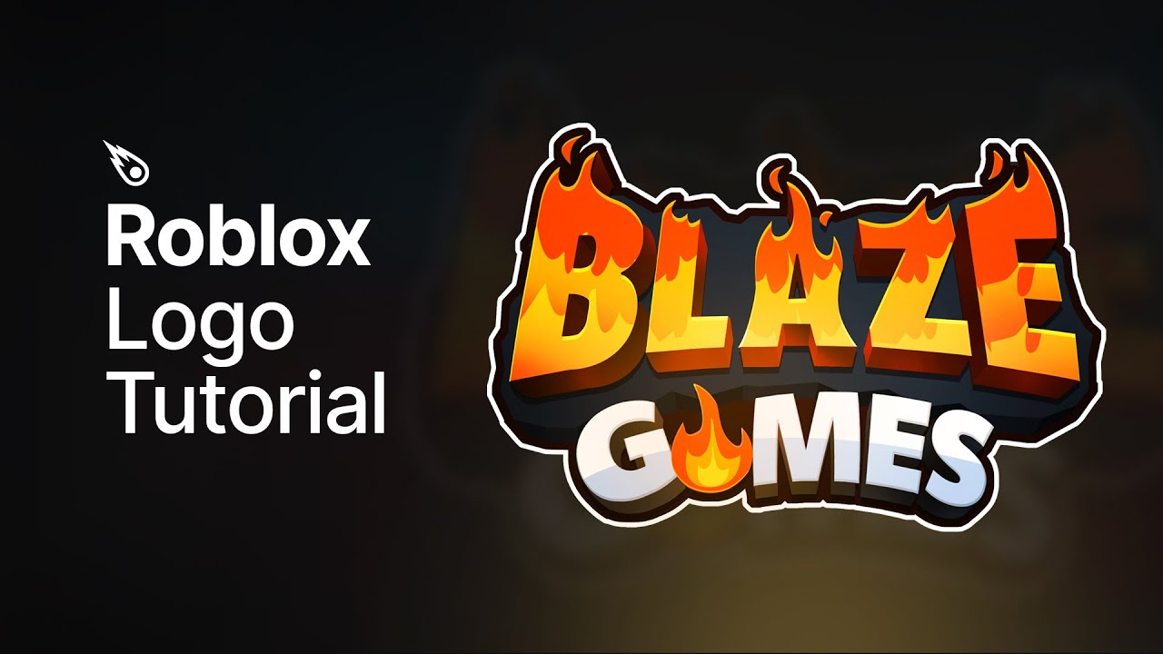 gfxcomet's tweet card. Roblox Logo Tutorial: Blaze Games