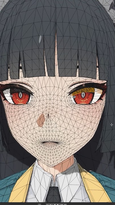 sirono466's tweet card. How to make anime eye shadows - #blender3d #blendertutorial