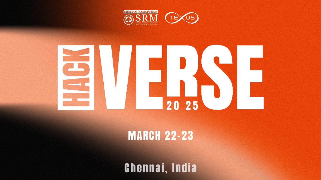 hack_verse's tweet card. SRM's Premier Web3 x AI Hackathon