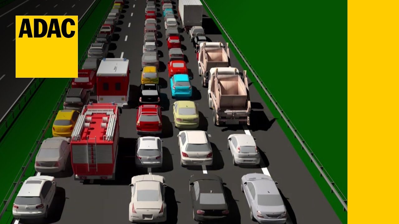jsprds's tweet card. Bei Stau: Rettungsgasse bilden | ADAC
