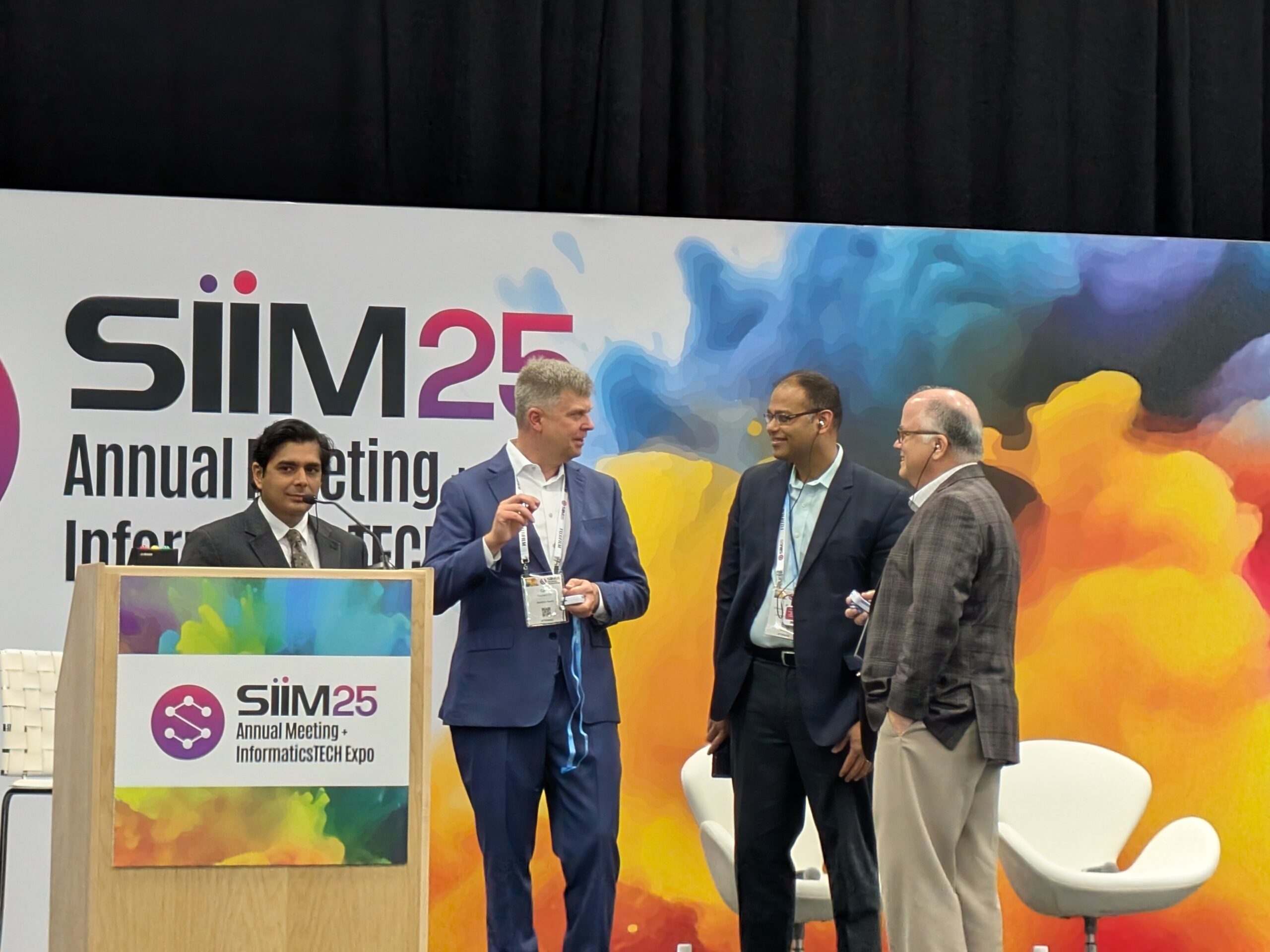 techguy's tweet card. One of the most interesting sessions at the recent SIIM (Society for Imaging Informatics in Medicine) 2025 conference was a session on "Closing the Loop: AI, Pa