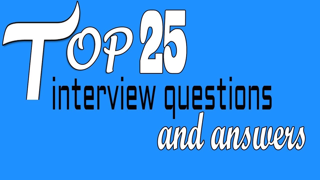 bloggerstwits's tweet card. Top 25 interview questions and answers