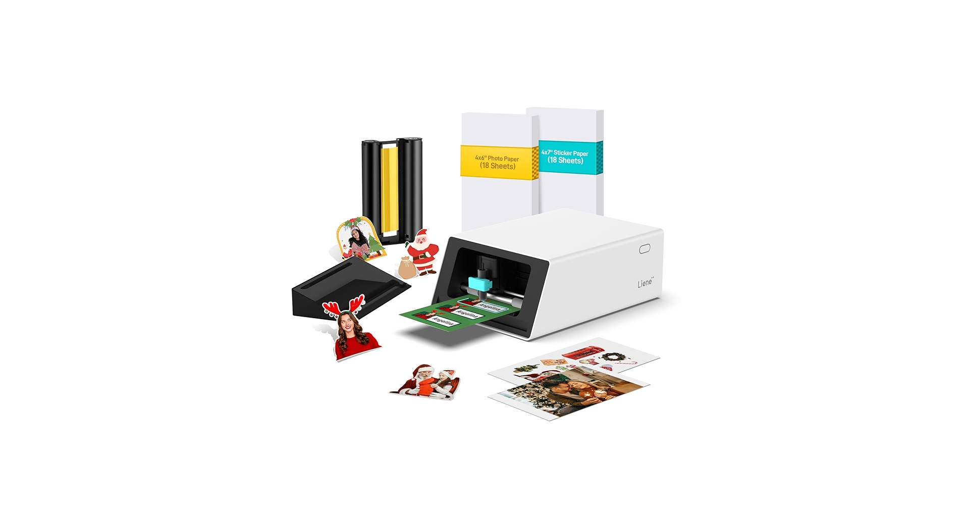 TheTrendy_Times's tweet card. Liene PixCut S1 Color Sticker Printer & Cutting Machine - All-in-One Sticker Maker for DIY Crafts, Custom Labels & Gifts. Thermal Dye-Sublimation Photo Printer, 300 DPI, Precise AI Auto-Cutting