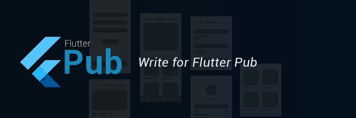 FlutterPub's tweet card. The guidelines about your awesome submissions to the FlutterPub