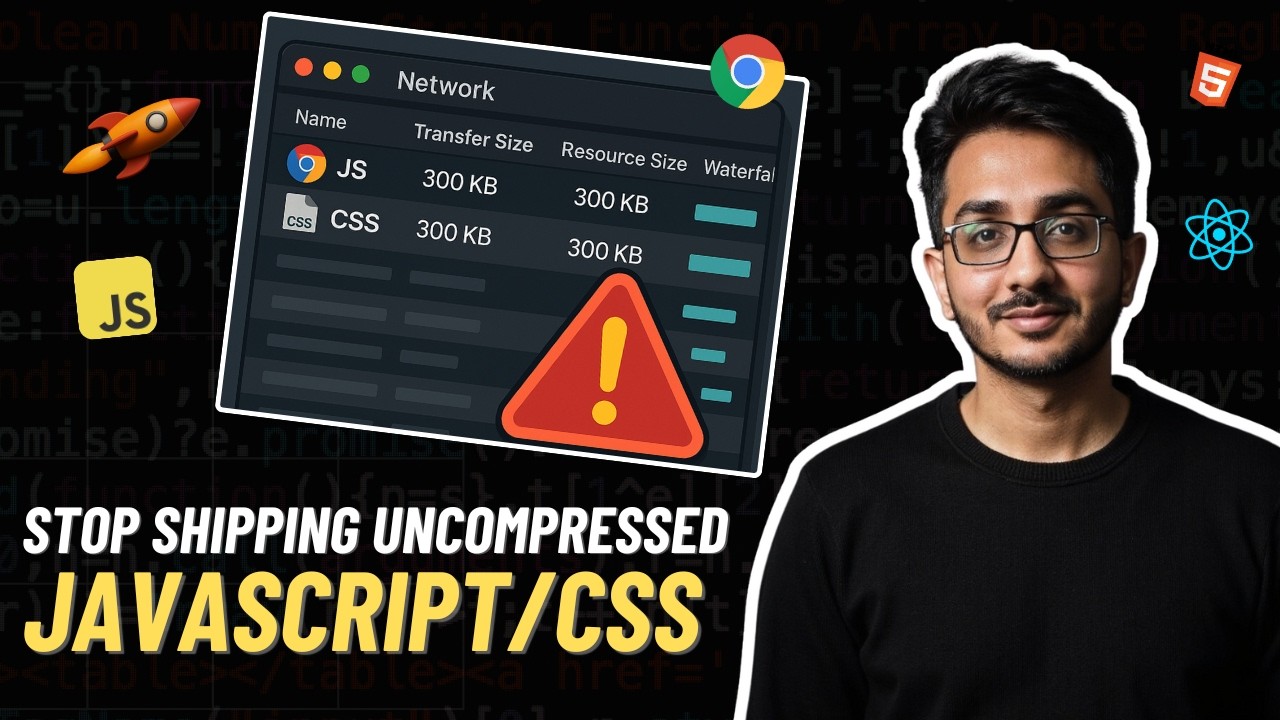 yomeshgupta's tweet card. Fix Uncompressed JS/CSS Files (DevTools Trick)