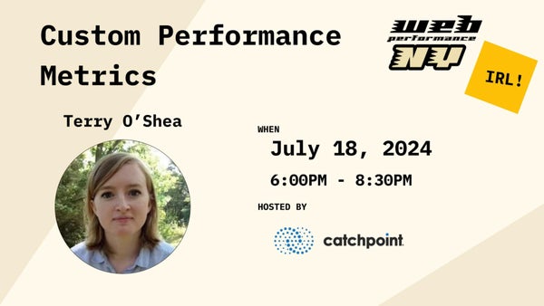 RealWebPageTest's tweet card. Universal performance metrics like Largest Contentful Paint give us a lot of insight, but they don't capture the whole performance story. Depending on client and use case,