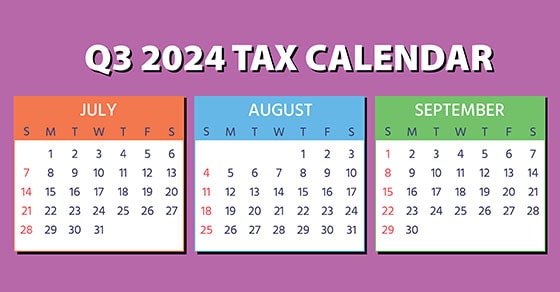 SuttleCPAs's tweet card. Here are some of the key tax-related deadlines affecting businesses and other employers during the third quarter of 2024.