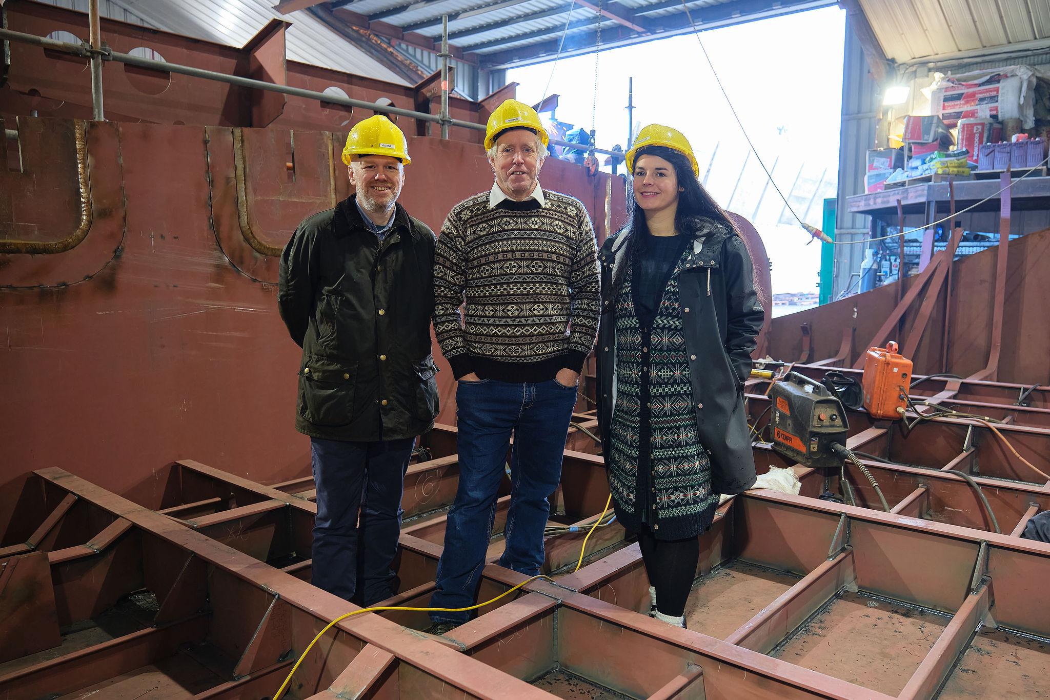 yoonification21's tweet card. Work has begun on the latest ferry for Scotland’s isles at a shipyard in England.