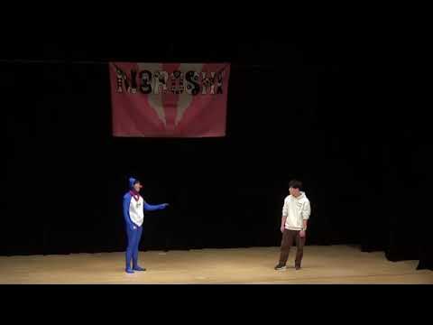 iok_hit_u's tweet card. 足を使った見事なダンス「頭でっかでっか」