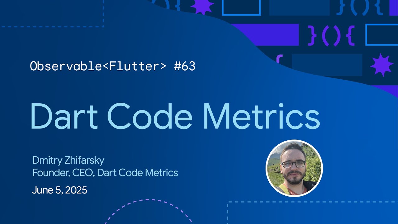 DCMAnalyzer's tweet card. Dart Code Metrics | Observable Flutter #63