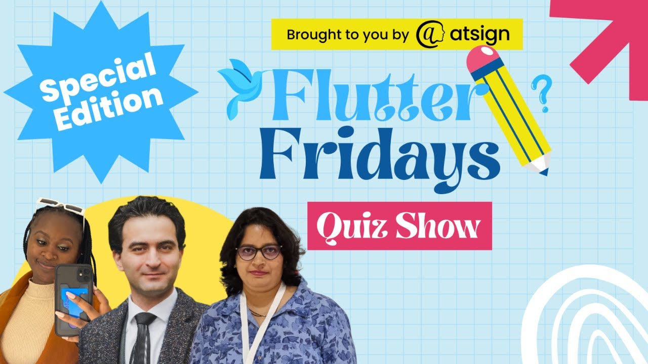 iamCynthiaPeter's tweet card. Flutter Fridays Community Game Show #5 ft. Majid Hajian, Kendi J,...