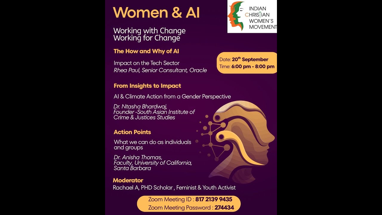 TheFoodNerd25's tweet card. Women and AI: ICWM Webinar, Sept 2025