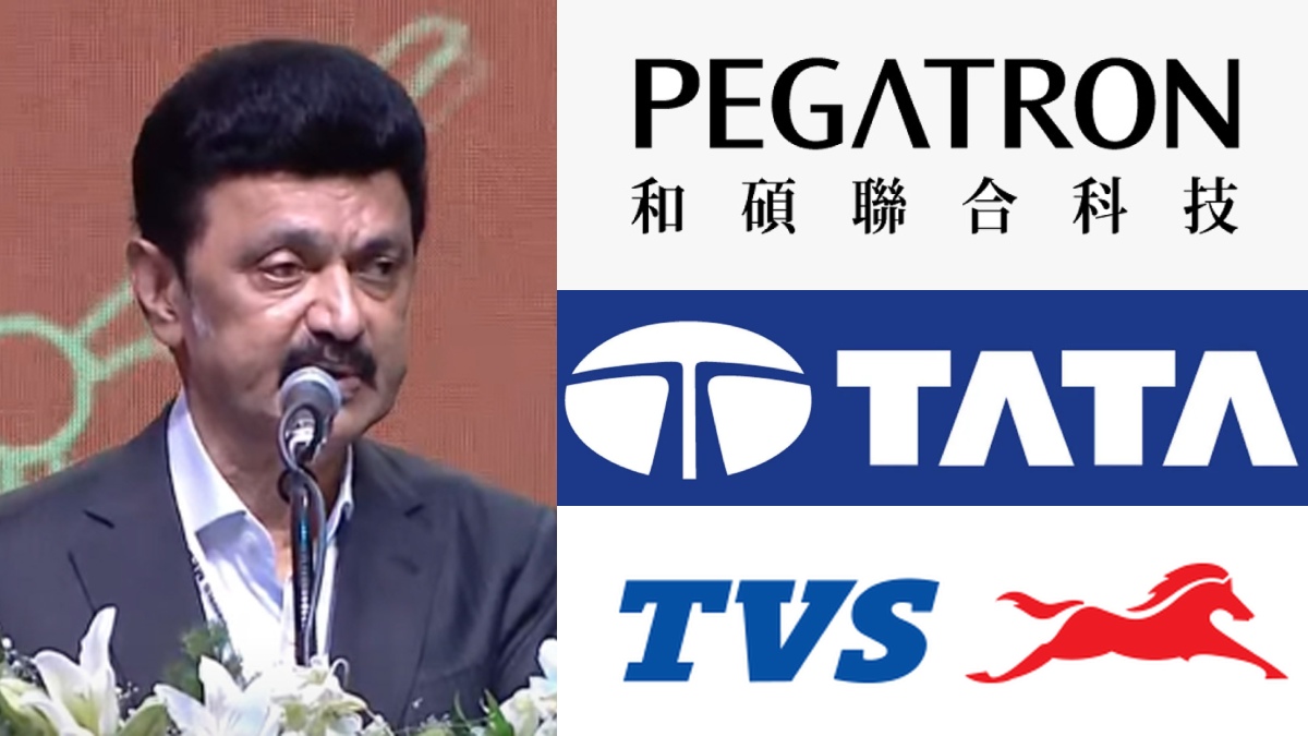 yrs_dinesh's tweet card. Tata Electronics, TVS, Pegatron new investment in Chennai, hosur at TNGIM2024