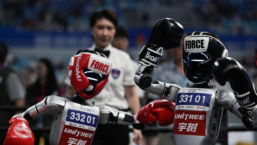 MuggleheadMag's tweet card. These advanced Rock 'em Sock 'em Robots have become popular in China over the past few months