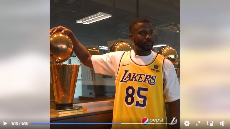 JDATheScore's tweet card. The Score is happy to help the Los Angeles Lakers with their licensing needs, Most recently with "Win" by Jay Rock. It's a great track and Jay should provide an awesome halftime performance on...