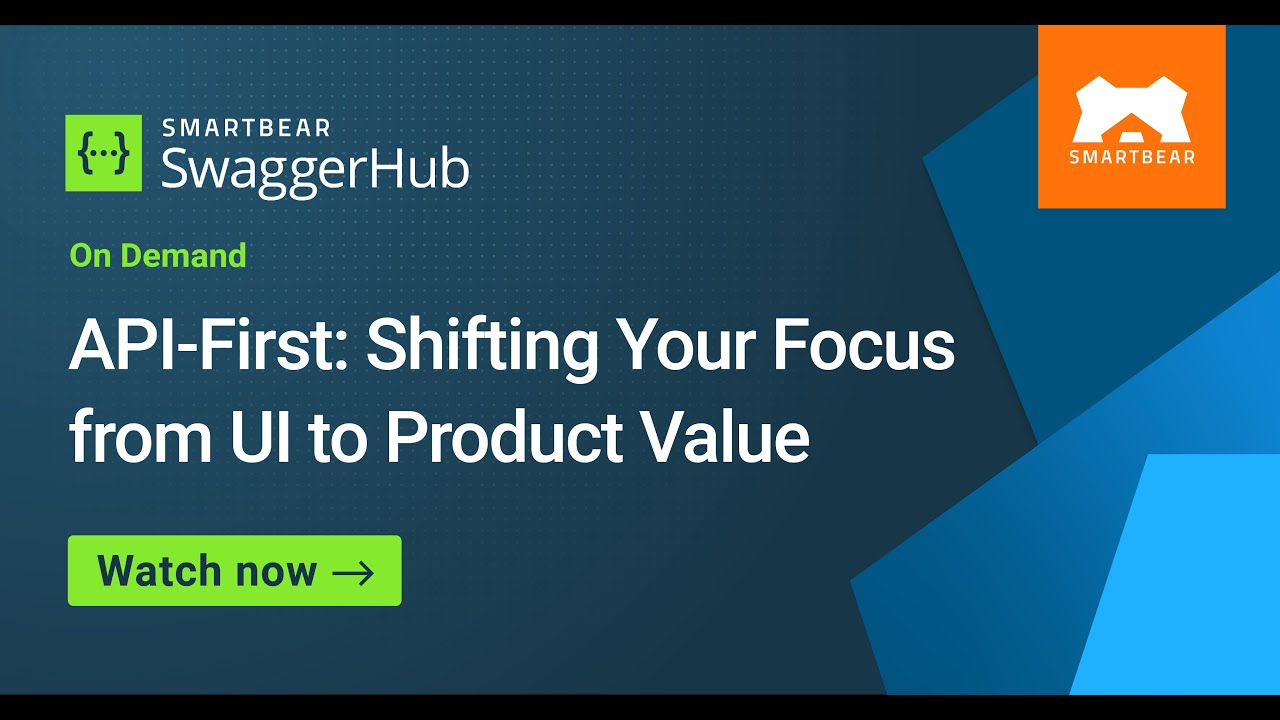 SwaggerApi's tweet card. API-First: Shifting Your Focus from UI to Product Value