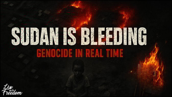 RaptureForums's tweet card. What’s happening in Sudan right now is a human meat grinder. A real genocide, not a slogan, not a hashtag, not a staged protest on a college campus.