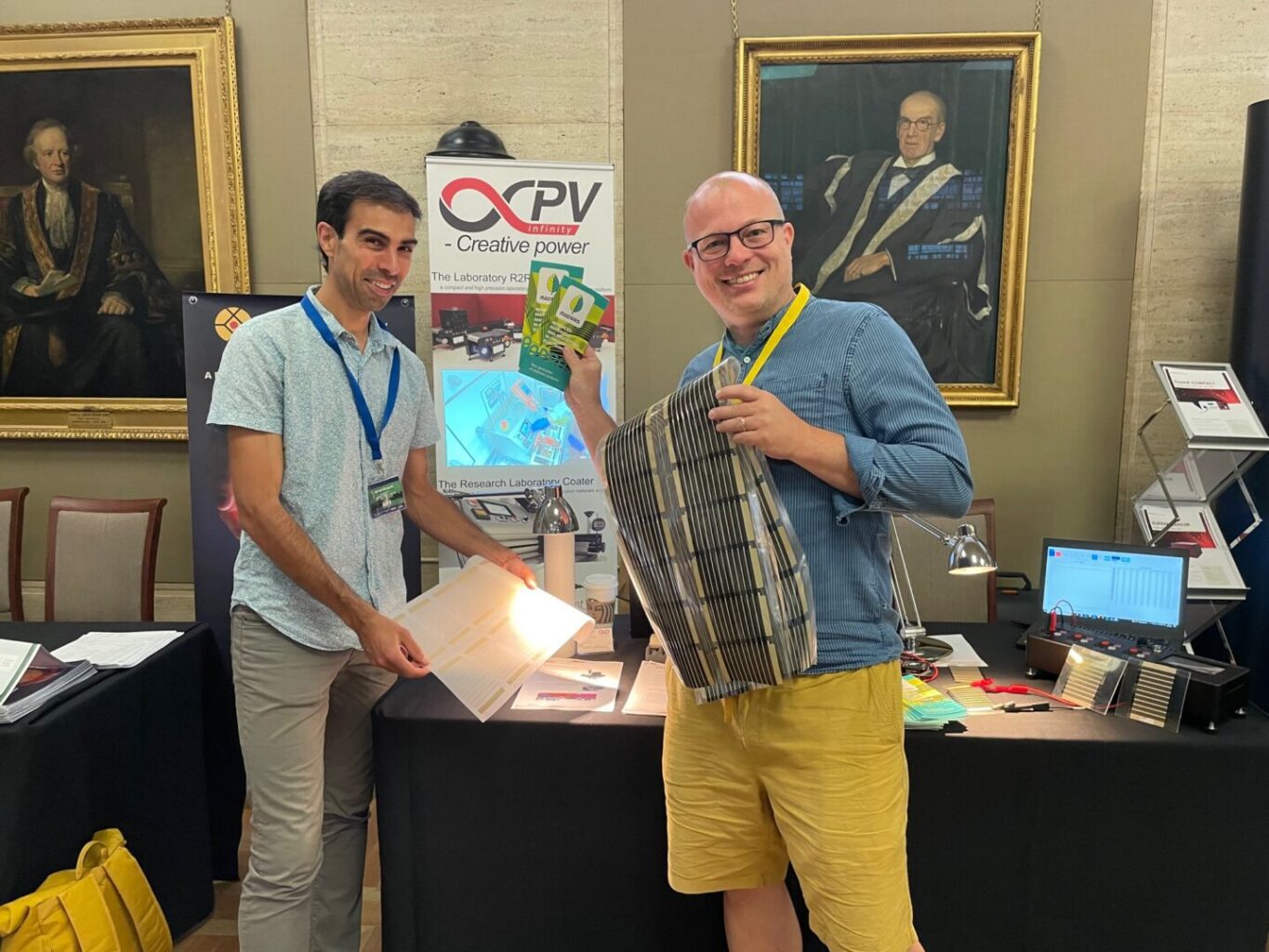 MADRAS_Project's tweet card. Ignasi Burgués, from Eurecat, Roar Rønnow Søndergaard and Jon Eggert Carlé, from infinityPV, shared achievements of the MADRAS project at the 15th International Conference on Hybrid and Organic...