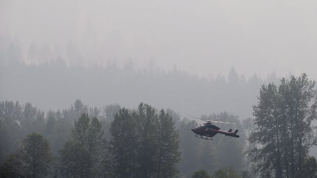 OptimumModularM's tweet card. 15 homes on the northwest side of Puntzi Lake in the Cariboo region of B.C. have been placed under an evacuation order by municipal officials because of a nearby fire.