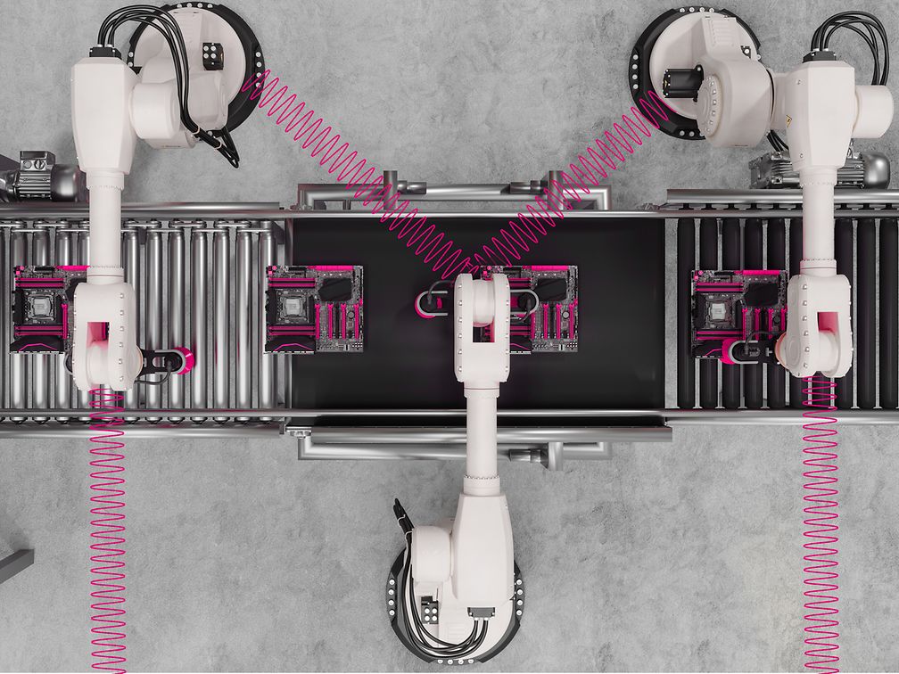 MyOpenLab_'s tweet card. 5G mmWave de Deutsche Telekom potencia la conectividad industrial con baja latencia y alta velocidad