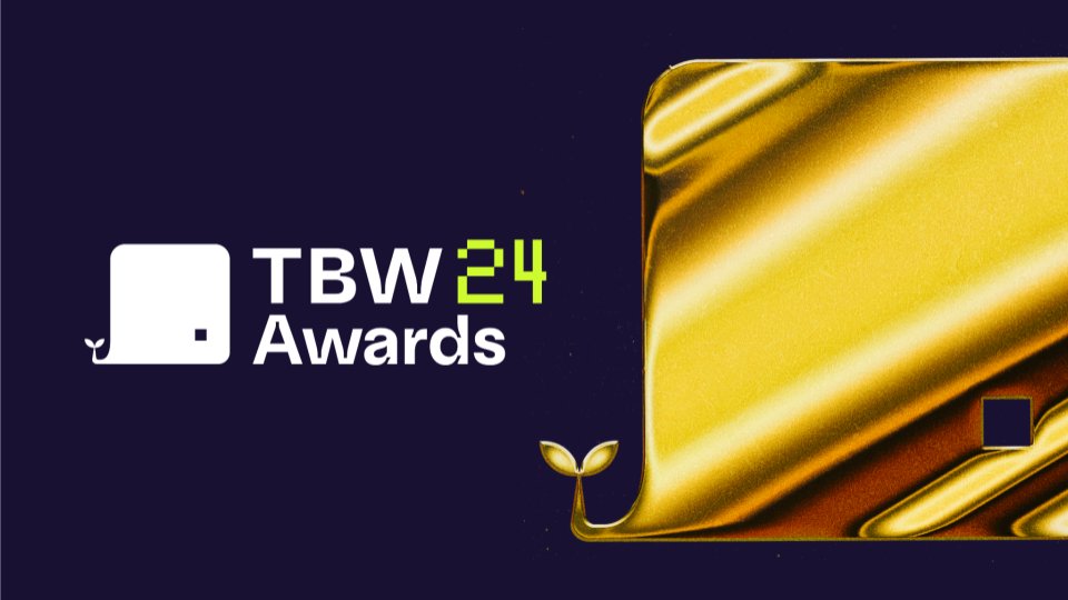 Bitstamp's tweet card. Rejoignez-nous pour la deuxième édition des TBW Awards, qui se déroulera le 21 février 2024 à l’Hôtel de l'Industrie à Paris.