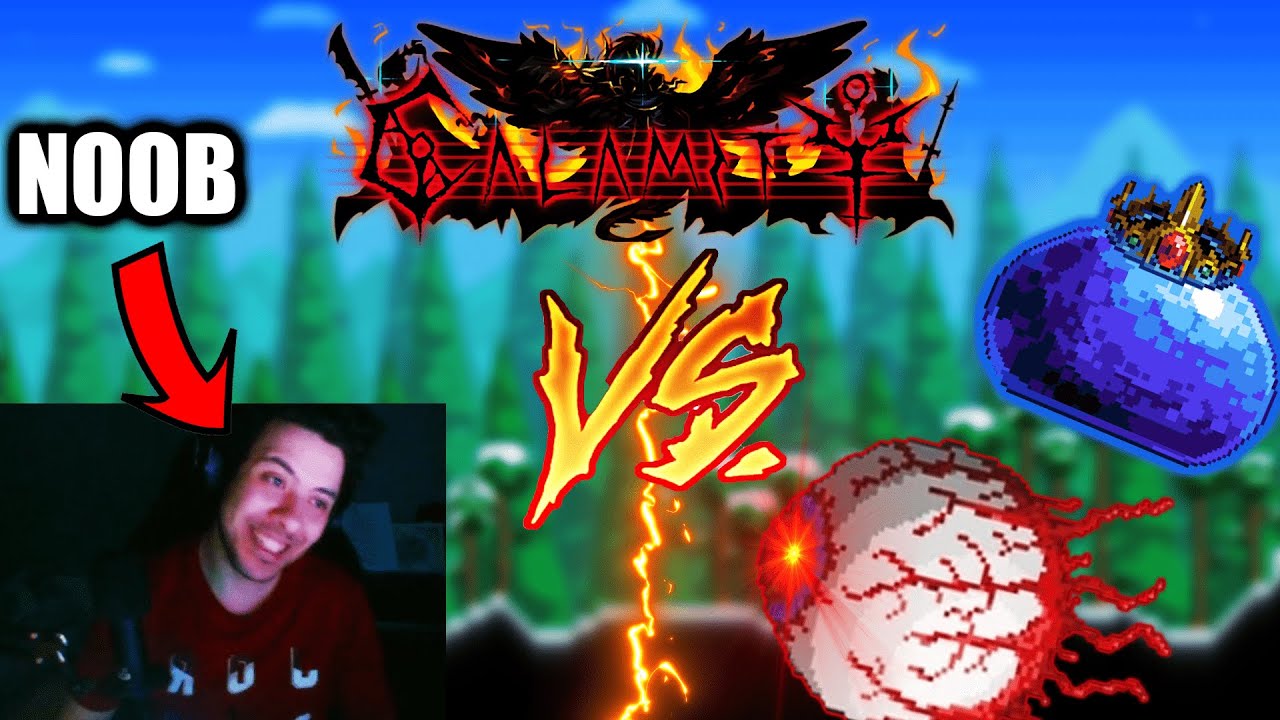 EasyExplosion's tweet card. FIRST TIME Calamity Terraria Deathmode #1 (Death Simulator)