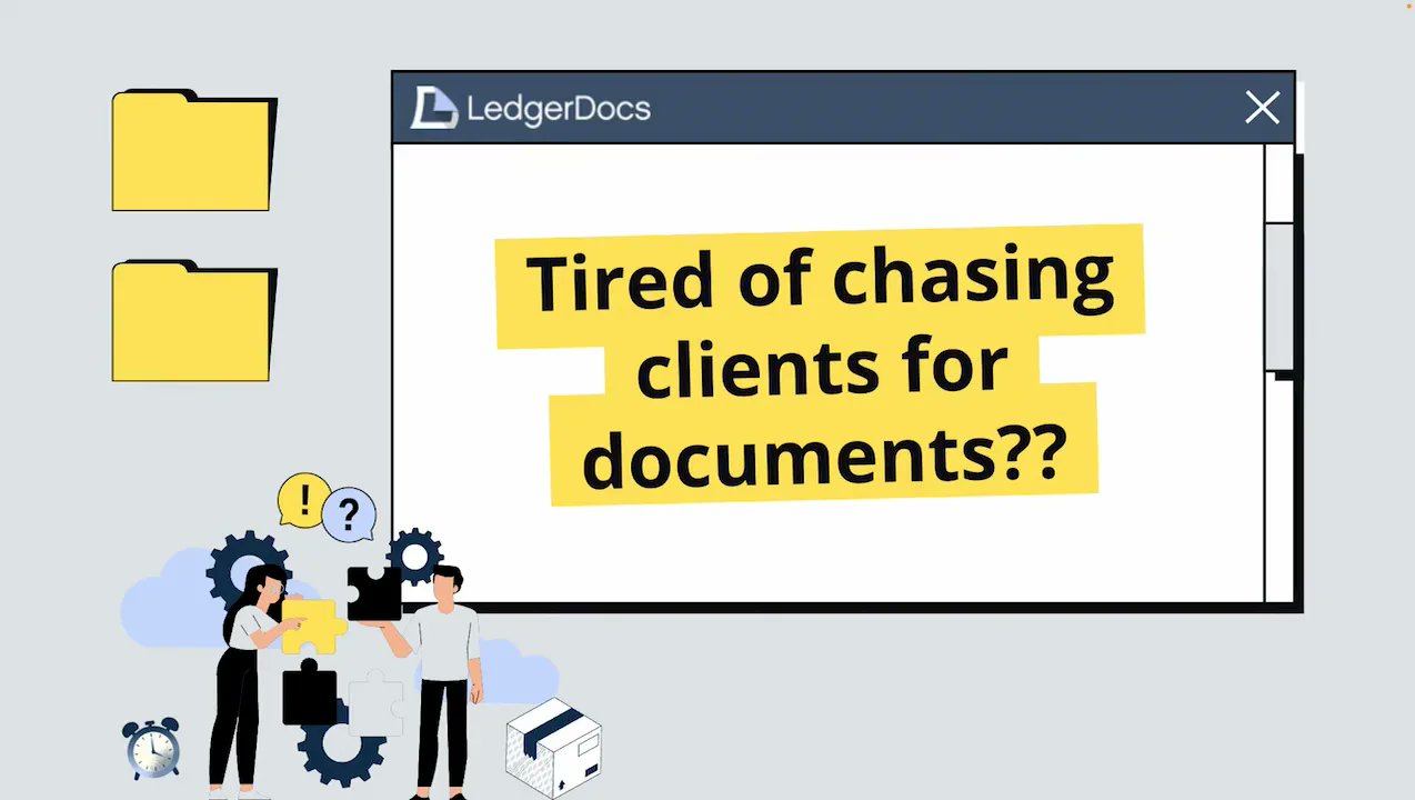 ledgerdocs's tweet card. Document Requests from LedgerDocs: Optimize Your Workflow