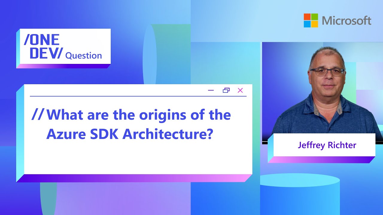 AzureSDK's tweet card. What are the origins of the Azure SDK Architecture?