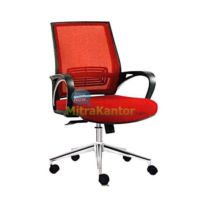 mitrakantorcom's tweet card. Ichiko Marlo I CR Kursi Kantor Staff dengan desain merah dinamis dan fitur lengkap. Tersedia di Mitra Kantor. Pesan sekarang juga!
