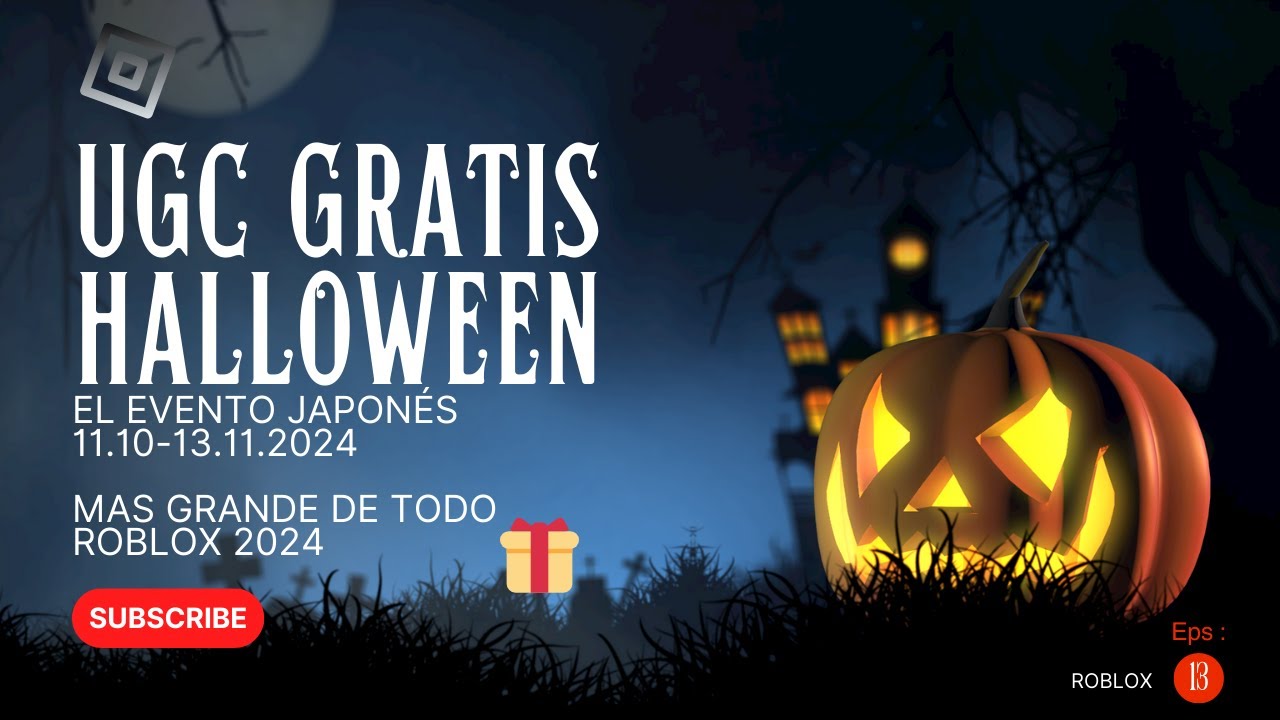 LuxuryWise87393's tweet card. NUEVOS ÍTEMS GRATIS HALLOWEEN ROBLOX 2024 #ugcroblox