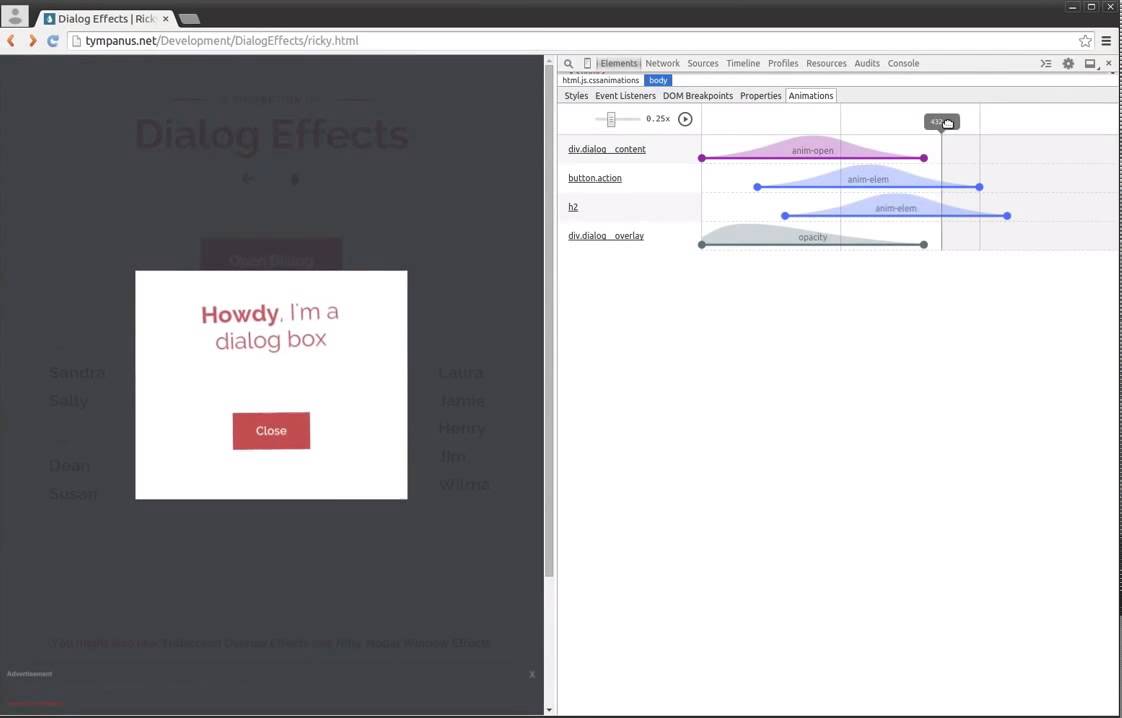 w3qc's tweet card. Animation Timeline in Chrome DevTools - coming soon
