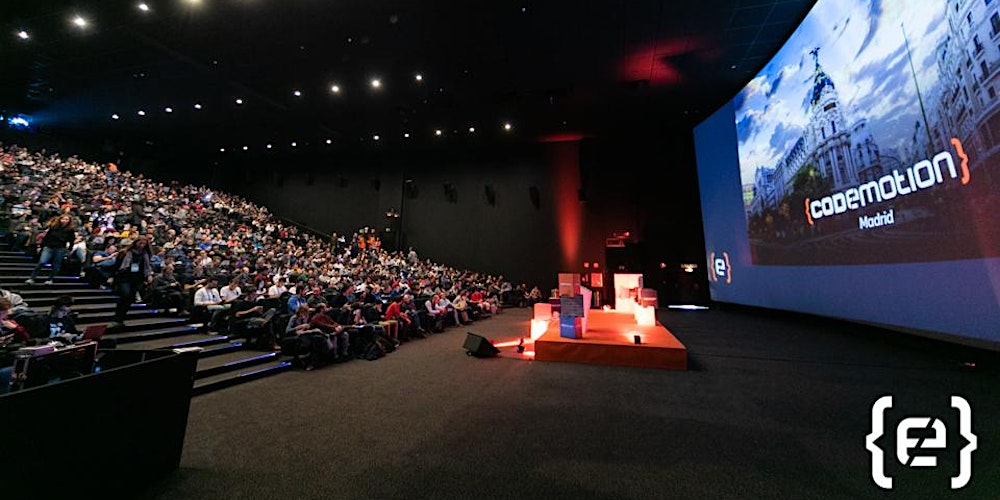 NodeJsMadrid's tweet card. Codemotion is a two-day event open to all languages and technologies with a focus on topics such as Frontend, Cybersecurity, Mobile, DevOps, IoT, Cloud, Big Data, Machine Learning, Design, Inspirat...