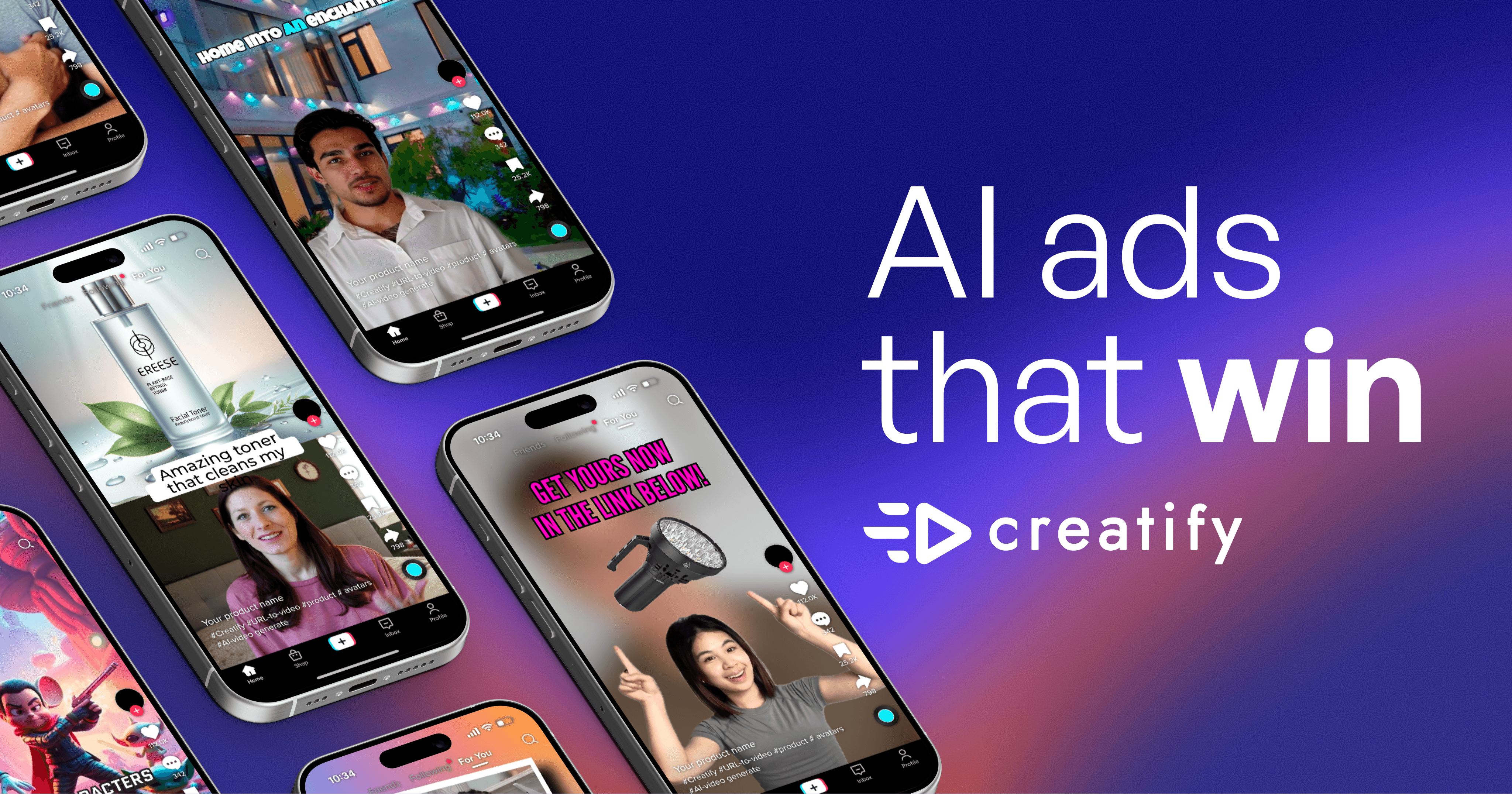 How2use_AI's tweet card. Effortlessly craft AI image & video ads with Creatify. Customize unlimited variations in minutes — harness the power of AI for your digital advertising.