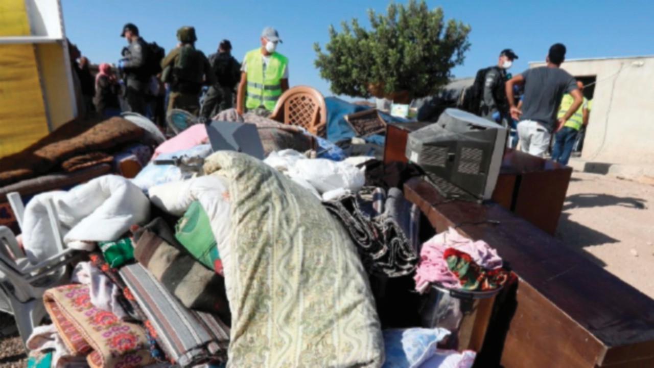 oss_romano's tweet card. L’area di Masafer Yatta in Cisgiordania destinata da Israele alle truppe militari