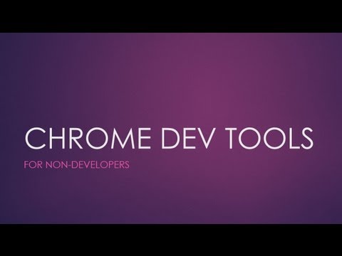 techcruser's tweet card. Chrome Developer Tools - Video Tutorial