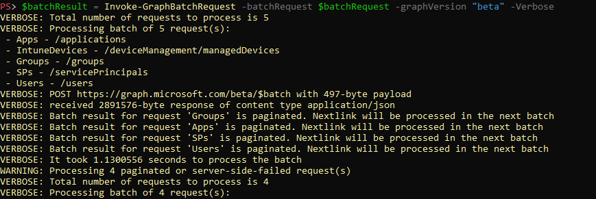 AndrewZtrhgf's tweet card. Graph Api batching is a great way to improve the performance of your Graph API-related scripts dramatically. It enables parallel execution of up to 20 Graph API calls, which is fantastic, but there...