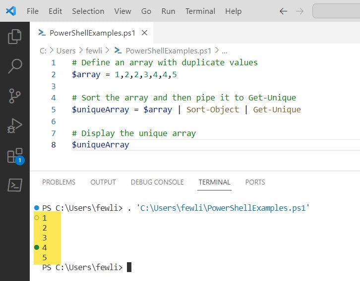 fewlines4biju's tweet card. Keep reading to know various methods to know how to Get Unique Values from an Array in PowerShell with real examples.