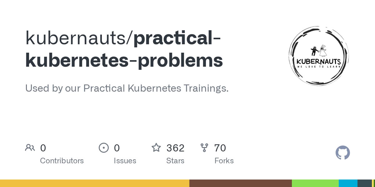 kubernauts's tweet card. Used by our Practical Kubernetes Trainings. Contribute to kubernauts/practical-kubernetes-problems development by creating an account on GitHub.