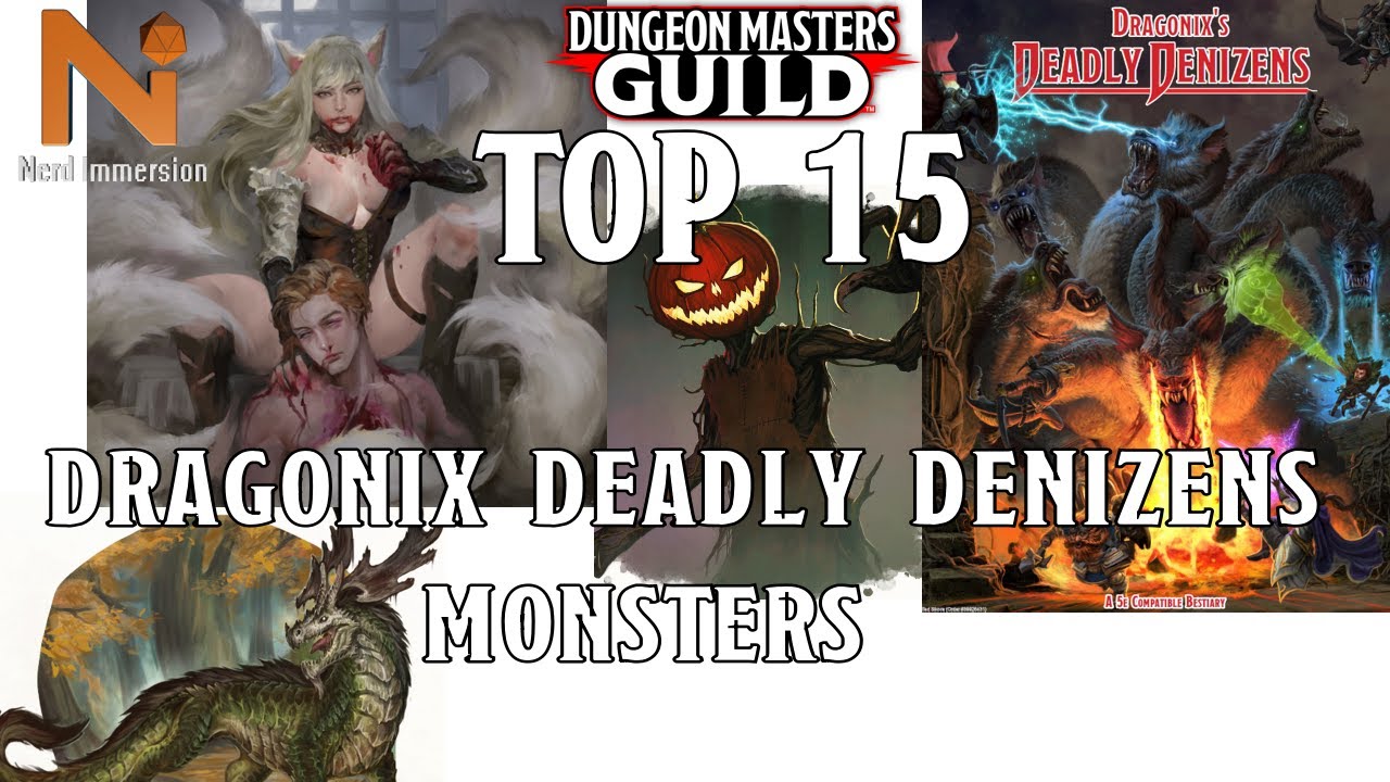 DM_Dragonix's tweet card. Top 15 Monsters in Dragonix's Deadly Denizens! (D&D 5e) | Nerd...