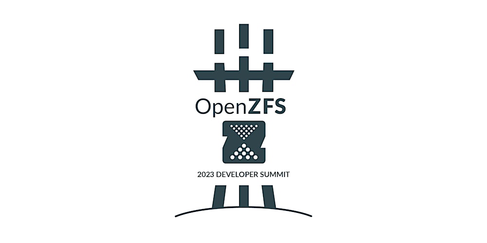 OpenZFS's tweet card. A day of talks and a hackathon to foster cross-community discussions of OpenZFS work and make progress on proposed projects