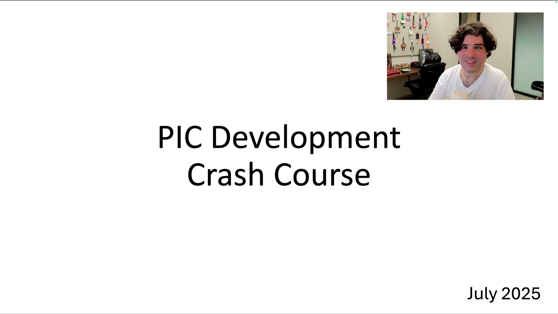 C2IRIS's tweet card. PIC Development Crash Course