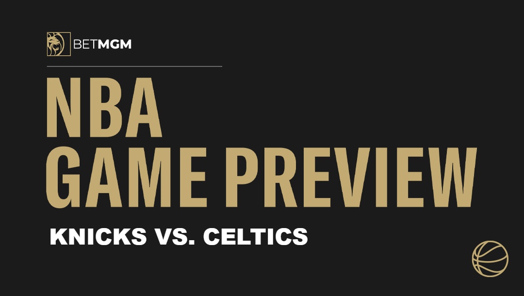BetMGM's tweet card. Get a Knicks vs. Celtics prediction based on the latest NBA odds for their Round 2 matchup in the Eastern Conference playoffs.