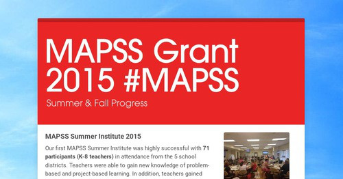 WillardPenny's tweet card. MAPSS Grant 2015 #MAPSS