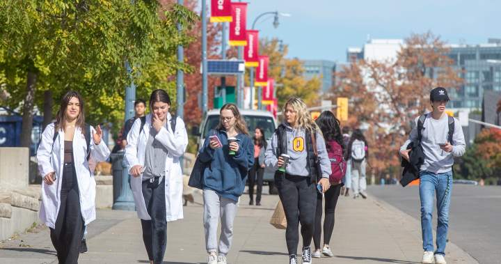 ColinDMello's tweet card. Documents shared with Global News shows the Ford government was told the post-secondary sector was 'over-reliant' on international students who experienced 'intense' isolation.
