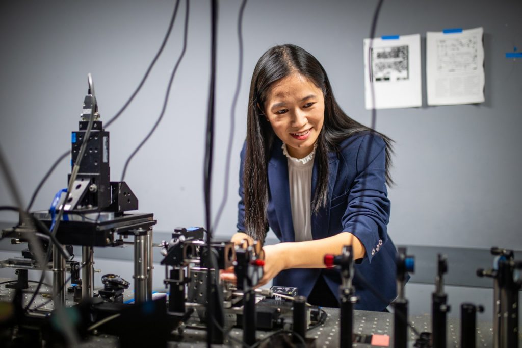 VTEngineering's tweet card. For more than a decade, Xiaoting Jia, an electrical and computer engineering professor at Virginia Tech, has been developing neural implant fibers — hair-thin, flexible tubes through which she can...