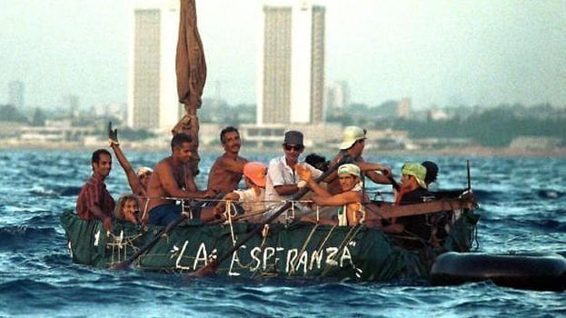 bigpapi9105's tweet card. Reactivar la ley de pies secos, pies mojados para Cuba.