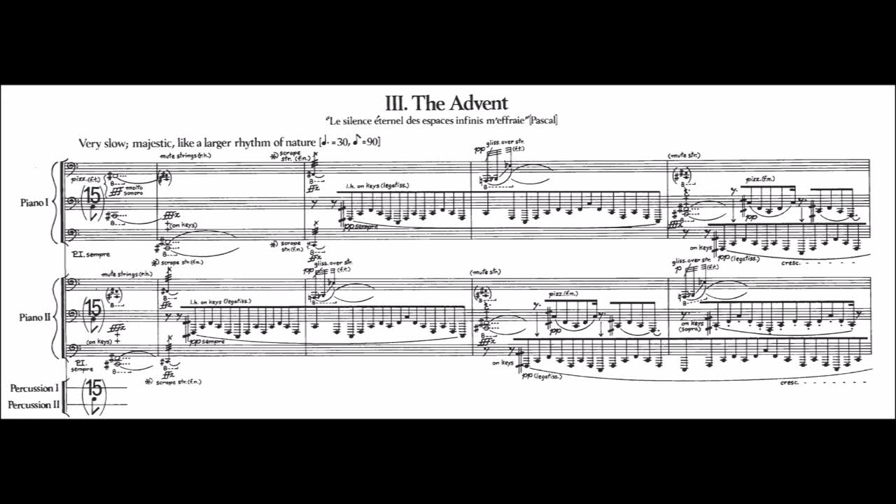 MIRRORVISCOSIT1's tweet card. Music for a Summer Evening (Makrokosmos III), George Crumb (con...