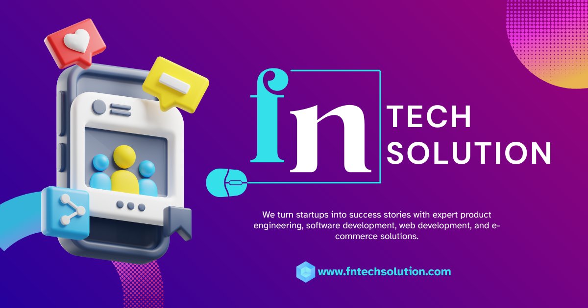 FnTechSolution1's tweet card. A Single Solution for Technology & Smart Marketing